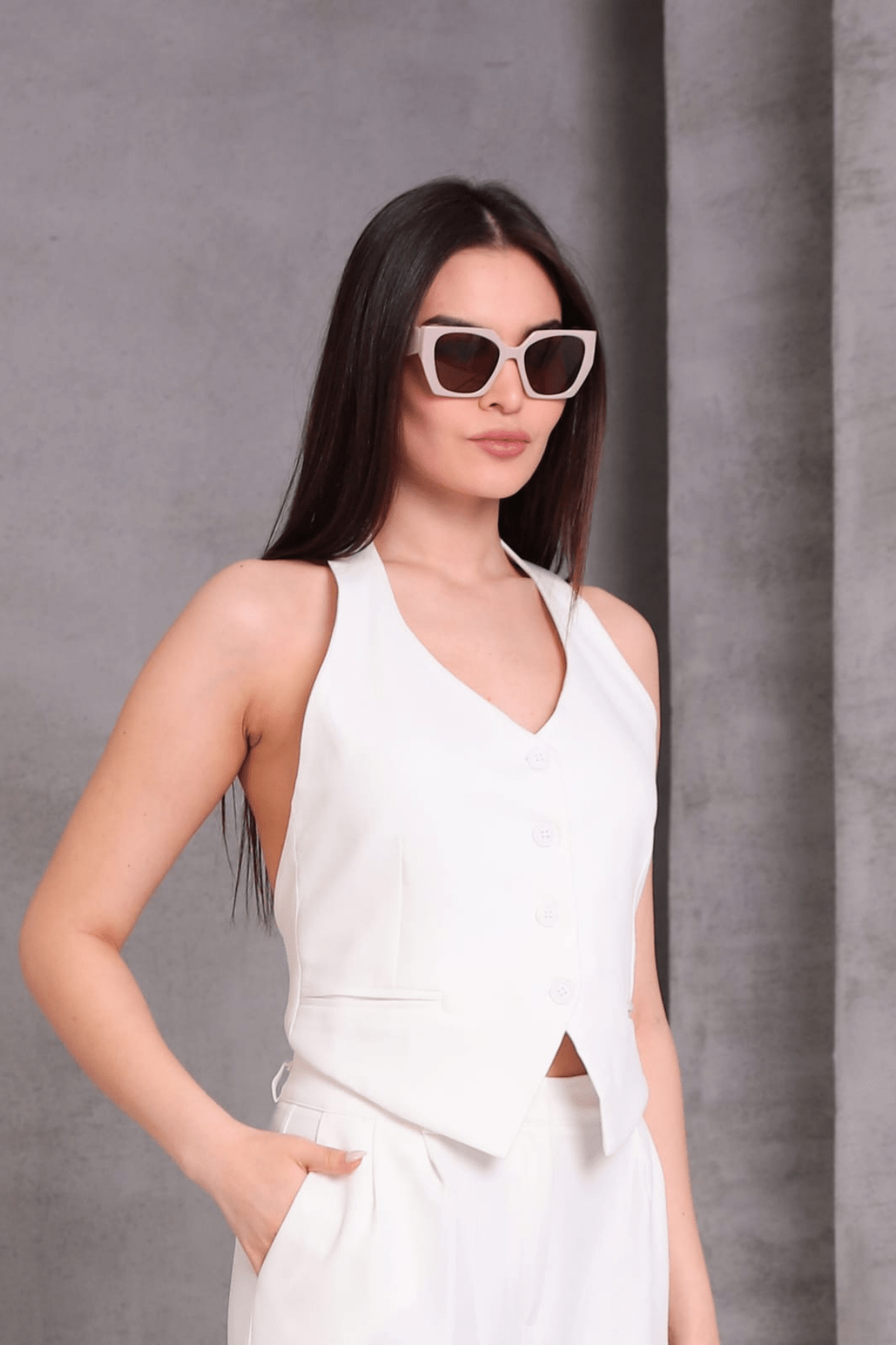 HALTER YAKA YELEK