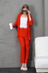 AYROBİN TURUNCU CEKET PANTOLON TAKIM