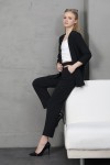 Ayrobin kumaştan kimono model ceket pantolon takım  S-M-L-XL