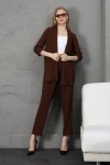 Ayrobin kumaştan kimono model ceket pantolon takım  S-M-L-XL