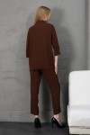 Ayrobin kumaştan kimono model ceket pantolon takım  S-M-L-XL