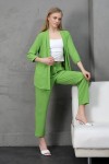 Ayrobin kumaştan kimono model ceket pantolon takım S-M-L-XL Ayrobin kumaştan kimono model ceket pantolon takım S-M-L-XL