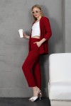 Ayrobin kumaştan kimono model ceket pantolon takım S-M-L-XL Ayrobin kumaştan kimono model ceket pantolon takım S-M-L-XL