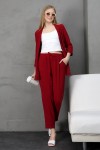 Ayrobin kumaştan kimono model ceket pantolon takım S-M-L-XL Ayrobin kumaştan kimono model ceket pantolon takım S-M-L-XL