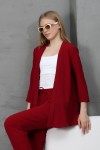Ayrobin kumaştan kimono model ceket pantolon takım S-M-L-XL Ayrobin kumaştan kimono model ceket pantolon takım S-M-L-XL