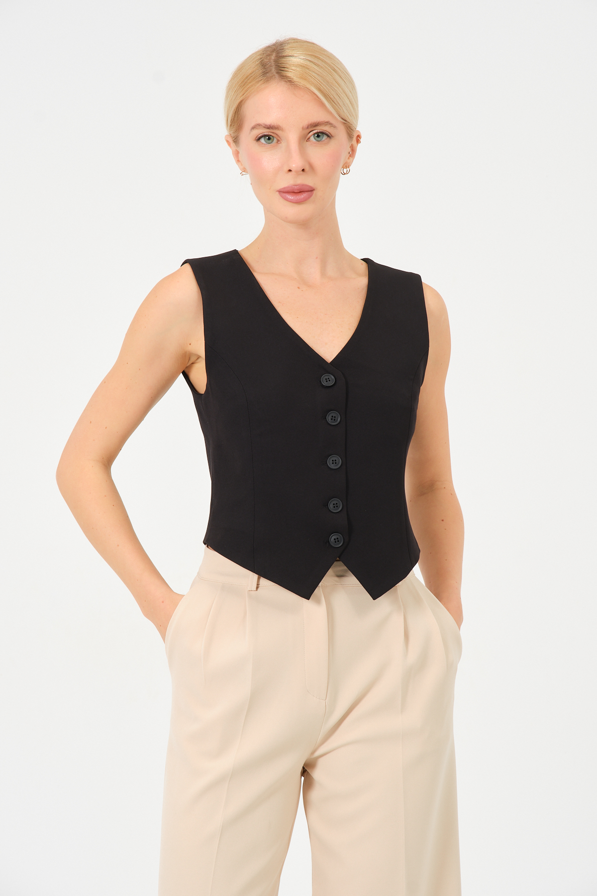 Elegant model astarlı  yelek